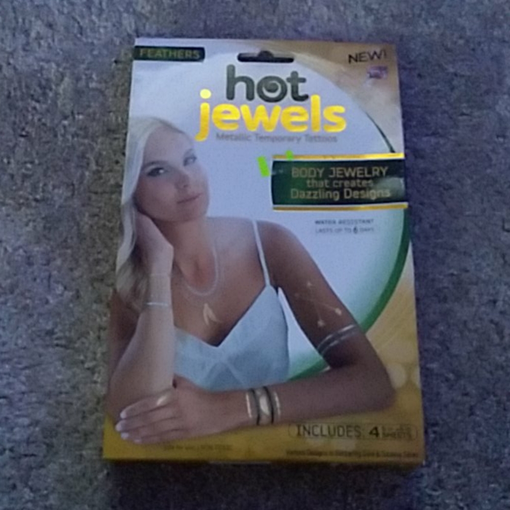 Hot Jewels temporary tattoos